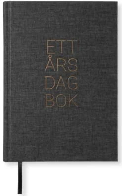 1-årsdagbok A5 Transparent Black