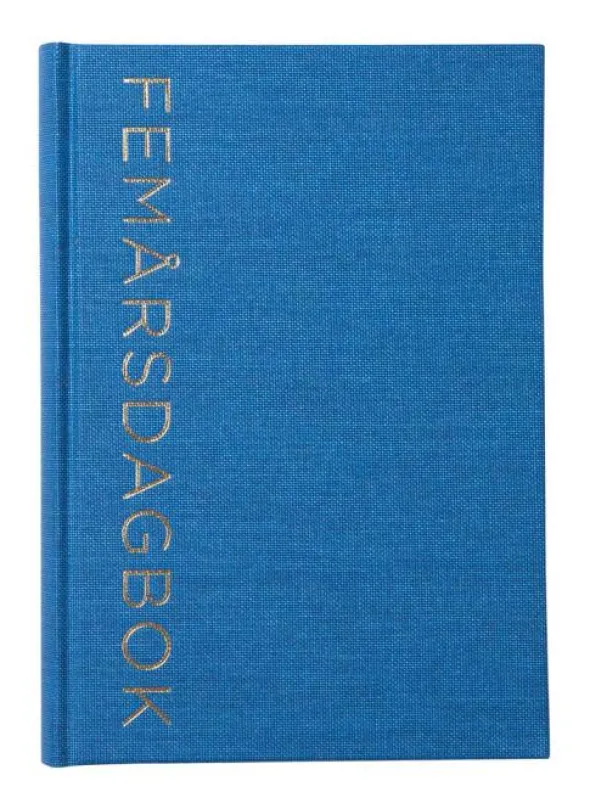 5-årsdagbok - Blå
