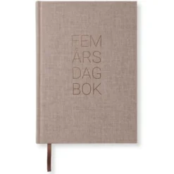 5-årsdagbok Brown Oak
