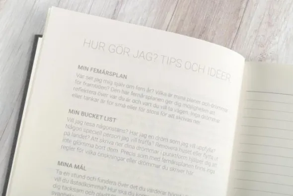 5-årsdagbok Brown Oak