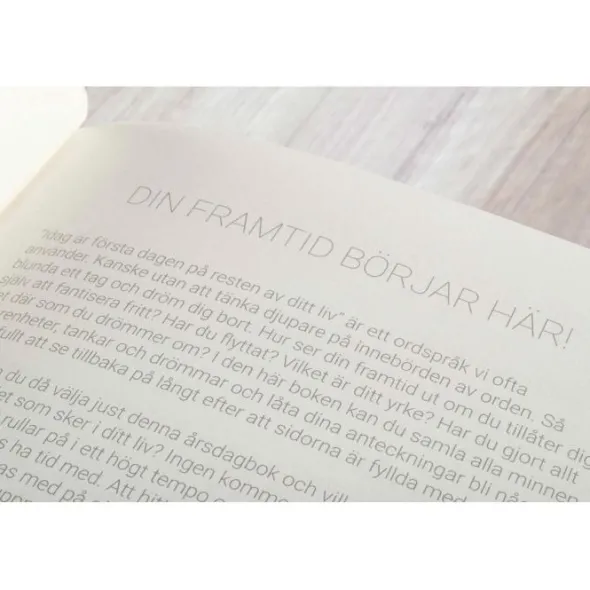 5-årsdagbok Brown Oak