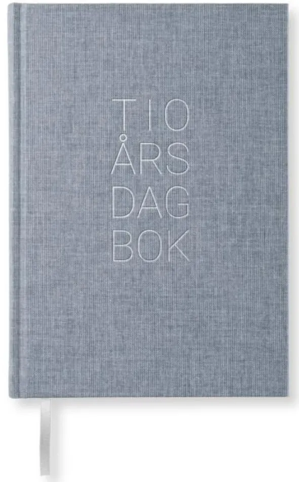 10-årsdagbok - denim