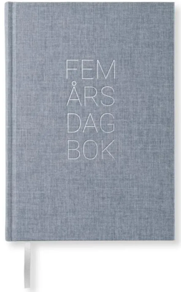 5-årsdagbok Denim