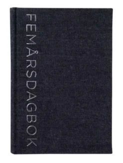 5-årsdagbok - Gråsvart