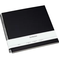 Semikolon Spiral Album Large cream Black