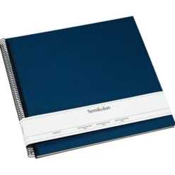 Semikolon Spiral Album Large cream Marine