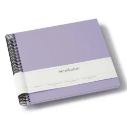 Semikolon Spiral Album Medium Lilac Silk