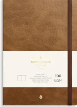 Sketchbook Deluxe A5 brown