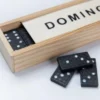 Spel Domino i träask