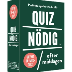 Spel QuizNödig - Hemma