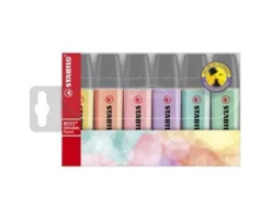 Stabilo Boss 6-pack pastell