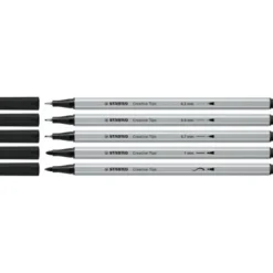 STABILO Creative Tips ARTY 5-pack Svart