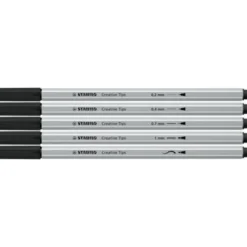 STABILO Creative Tips ARTY 5-pack Svart