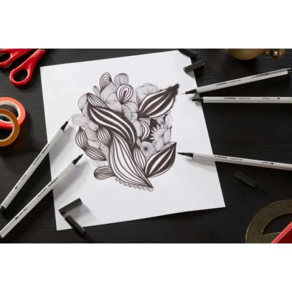 STABILO Creative Tips ARTY 5-pack Svart