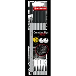 STABILO Creative Tips ARTY 5-pack Svart