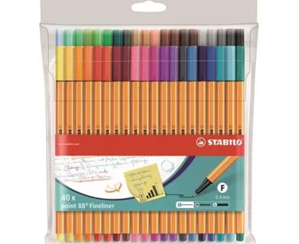 Stabilo Point 88 40-pack