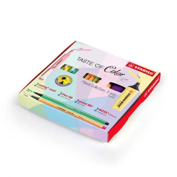 Stabilo Taste of Color Mixed Set 8-pack