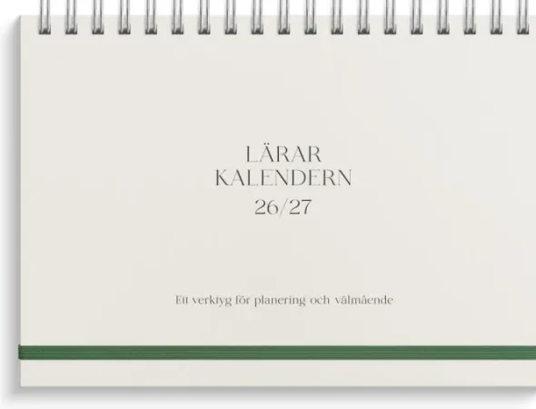 Stora Lärarkalendern Reflektion 2026-2027