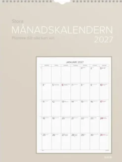 Stora Månadskalendern 2027