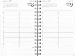 Tidkalender svart kartong 2027