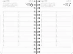 Tidkalender svart kartong 2026