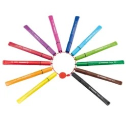 Tuschpennor Stabilo Cappi 12-pack