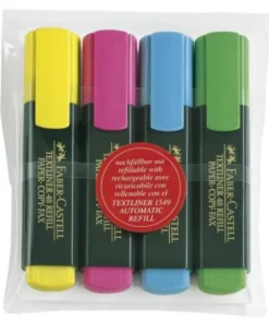 Överstrykningspenna Faber 4-pack