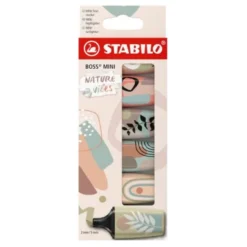 Överstrykningspenna Stabilo Boss Mini Naturevibes 6-pack
