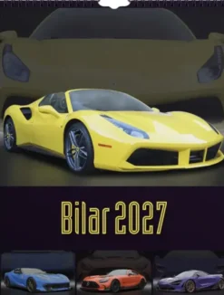 Väggkalender Bilar 2027