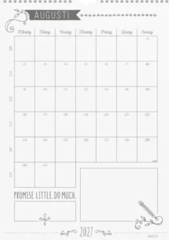 Väggkalender Doodle 2027