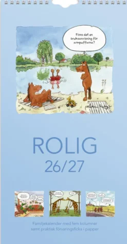 Väggkalender Familjens Roliga 2026-2027