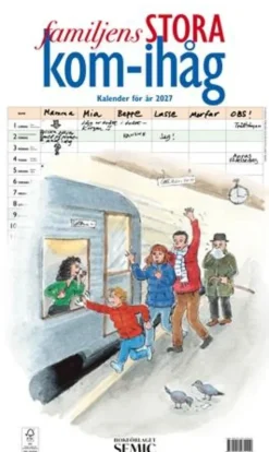 Väggkalender Familjens stora kom-ihåg 2027