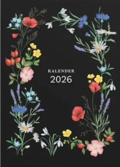 Väggkalender Illustrerad Blomster 2026
