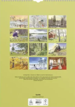 Väggkalender Klassiska Sverige 2027