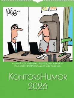 Väggkalender Kontorshumor 2026