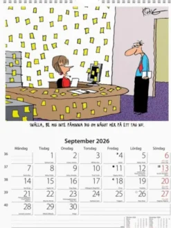 Väggkalender Kontorshumor 2026