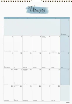 Väggkalender Life Organizer 2026