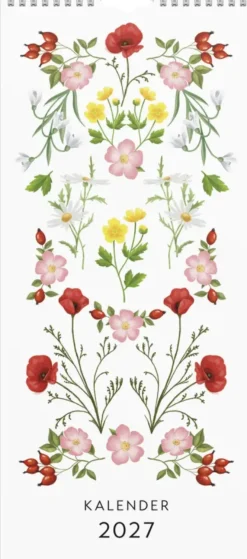 Väggkalender Lilla Blomsterkalendern 2027