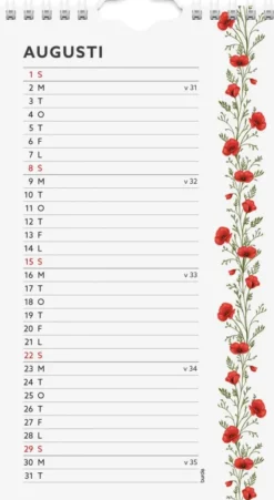Väggkalender Mini Duo 2027