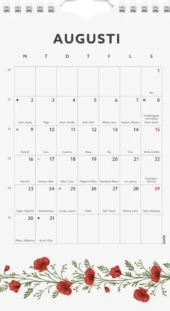 Väggkalender Mini Duo 2027