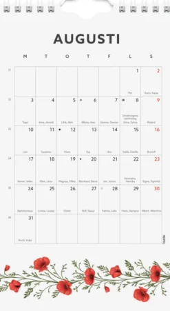 Väggkalender Mini Duo 2026