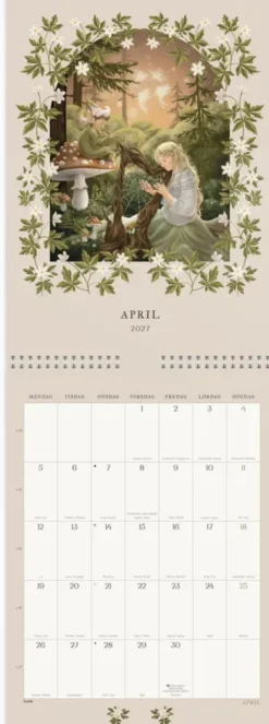 Väggkalender Sagoskog 2027