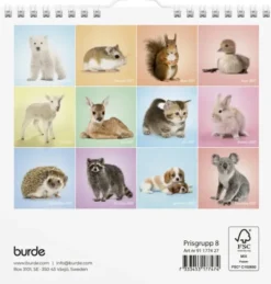 Väggkalender Sötnosar 2027