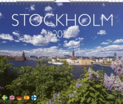 Väggkalender Stockholm 2027
