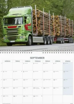 Väggkalender Stora Maskiner 2027