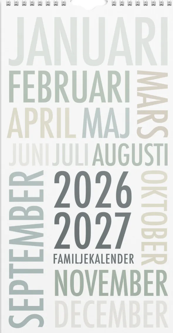 Väggkalender TrendArt 2026-2027