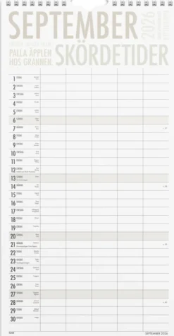 Väggkalender TrendArt 2026-2027