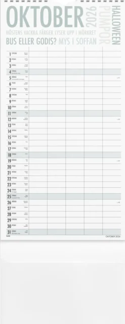Väggkalender TrendArt 2026-2027