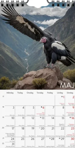 Väggkalender Wild animals 2027