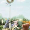 Vykort Inge Löök "Hissar sommarkransen"